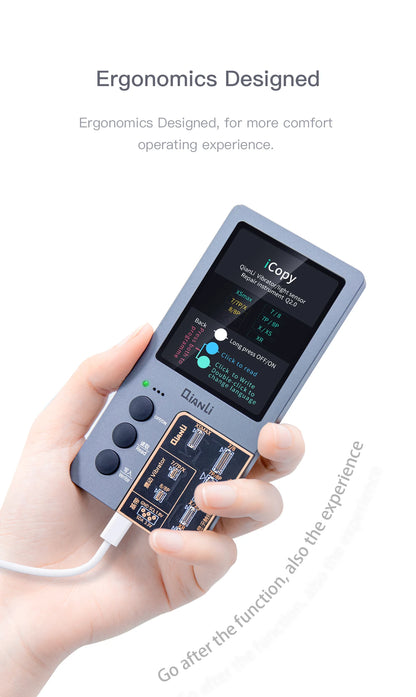 QianLi iCopy Plus 2 Generation Programmer with Battery Detection Connecting Board for LCD Vibrator Transfer EEPROM Programmer
