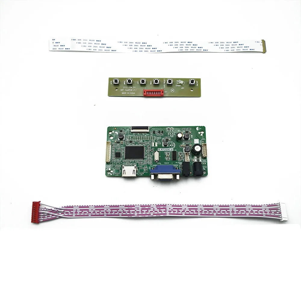 Kit Placa Controladora EDP para Panel 15.6" B156HTN03.6/.7/.8 (1920x1080) HDMI/VGA Driver LED/LCD