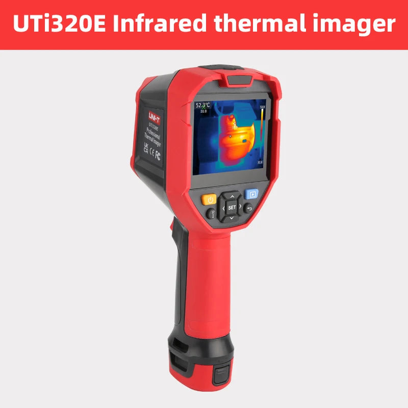 Cámara Termográfica Inteligente Portátil UNI-T UTi260E / UTi320E - Comunicación App Móvil/PC, Protección IP54