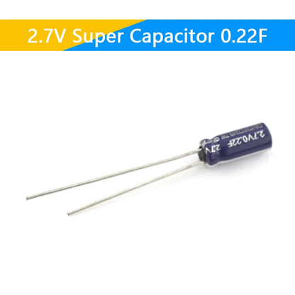 Supercapacitores Farad 2.7V - Varios Valores (0.5F a 60F)