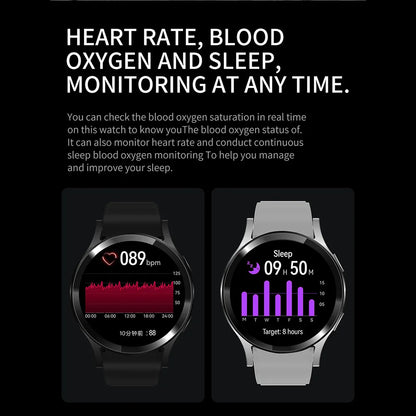 Smartwatch 2024 6 Pro (1.32", 160x160) Llamada Bluetooth, Diales Personalizados, Monitor Salud/Deporte para Hombre/Mujer