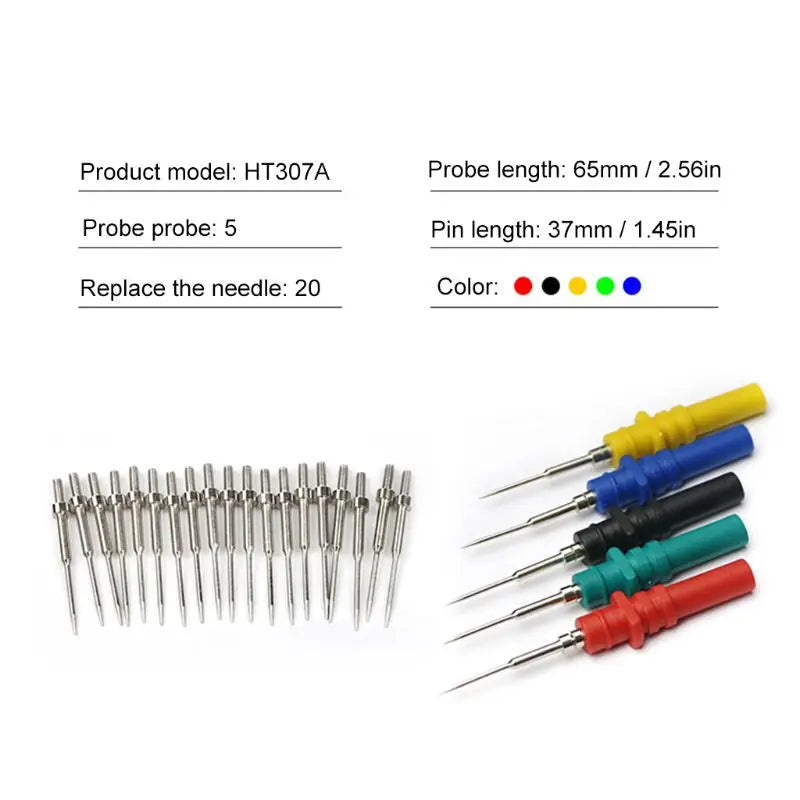 Set Sondas Aguja HANTEK HT307 para Osciloscopio Portátil - Testeo/Diagnóstico Automotriz (Acupuntura)