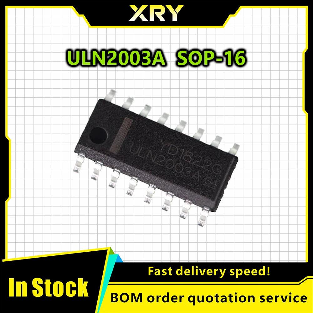 Lote 10/20 Pcs Driver Array Darlington ULN2003A / ULN2003ADR SMD SOP-16