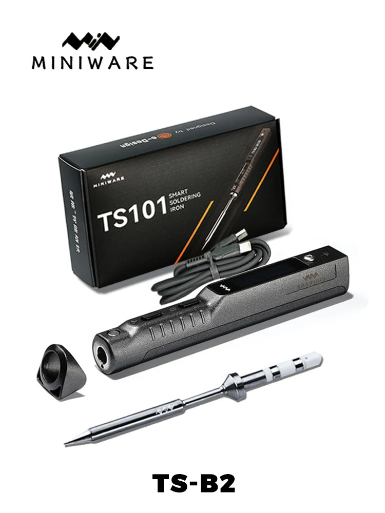 Original TS101 Soldering Iron Electric 65W LCD Temperature Adjustable Programming New TS100 Soldering Iron Upgrade