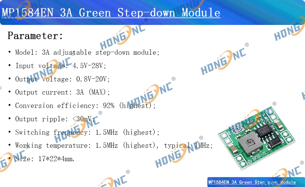 Módulo Fuente Alimentación Estabilizada Ajustable Boost/Buck DC-DC 2A/3A (LM2596S / MT3608 / MP1584EN)