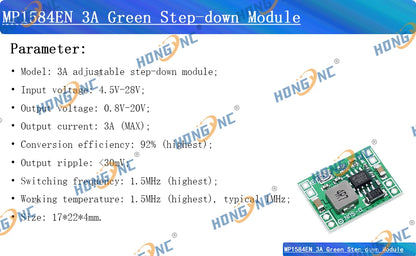 Módulo Fuente Alimentación Estabilizada Ajustable Boost/Buck DC-DC 2A/3A (LM2596S / MT3608 / MP1584EN)