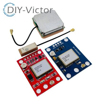 Módulo GPS GY-GPS6MV2 (NEO-6M) con EEPROM y Antena (3-5V, RS232/TTL) para Arduino/APM2.5 Control Vuelo