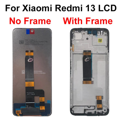AAA+ IPS For Xiaomi Redmi 12C 22120RN86G 12 LCD 14R 14C Display Touch Screen Digitizer Replace For Redmi 13C LCD 13 Display