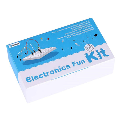 Kit Diversión Electrónica ELEGOO para Arduino (235 Items: Protoboard, Cables, Resistencias, Capacitores, LEDs, Potenciómetros)