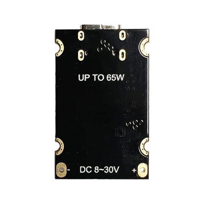 Módulo Carga Rápida PD 65W USB-C Soporta PD3.1/QC3.0/SCP/PPS para Arduino DC 8-30V