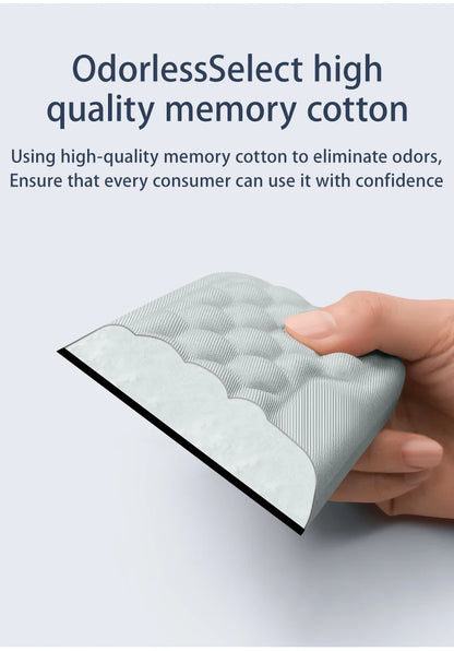 Reposamuñecas Ergonómico Espuma Memoria para Teclado y Mouse Pad (Protección Oficina/Tipeo) Computadora/Notebook