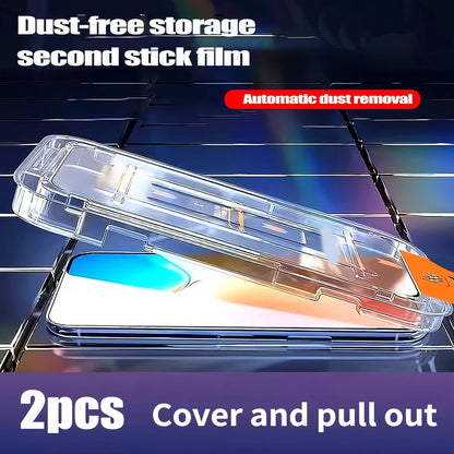 Pack 2 Protectores Pantalla Cristal Templado HD (Instalación Fácil) para Samsung Galaxy S21-S25 FE/Ultra/Plus