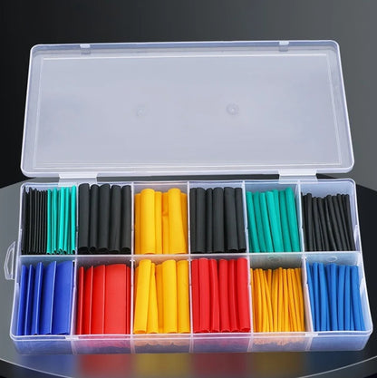 Kit Tubo Termoretráctil Aislante 2:1 (280 Piezas) Manga Protectora Cable en Caja