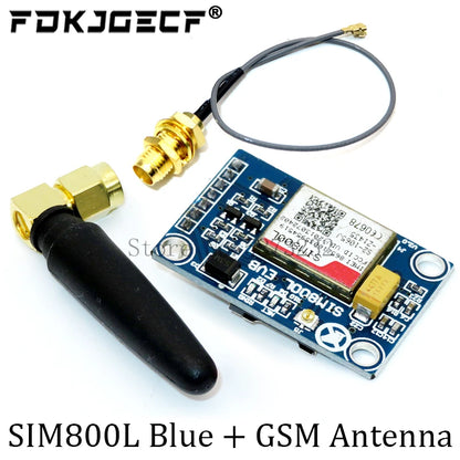 Módulo GSM/GPRS SIM800L V2.0 (5V, Quad-Band) con Antena y Cable