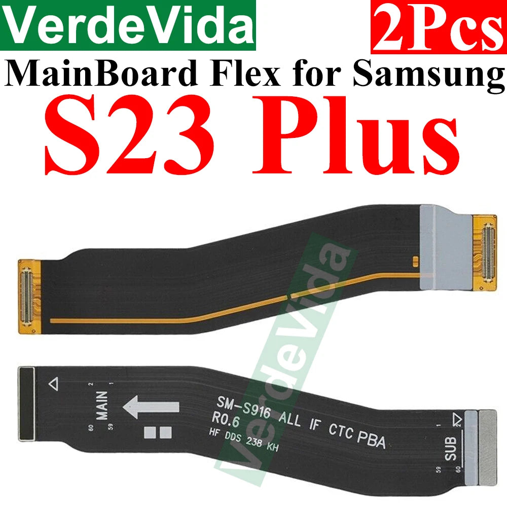 Cable Flex Conexión Placa Principal a Pantalla LCD para Samsung Galaxy S20-S24 Ultra/Plus (Varias Series, 2 Unidades)