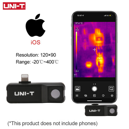 Termógrafo Infrarrojo Móvil UNI-T UTi120 / UTi120MS USB para Celular - Cámara Térmica Reparación