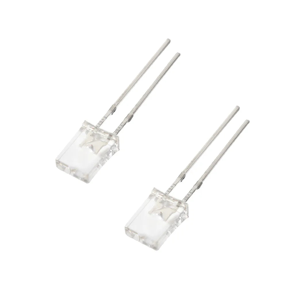 Diodo LED Transparente 2x5x7mm Kit Colores (Rojo/Amarillo/Azul/Verde) (100 Unidades)