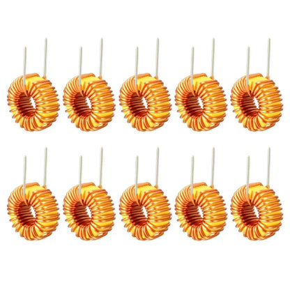 Inductor Núcleo Toroide Bobinado - Varios Valores (10uH a 470uH) - Lote 10 Piezas