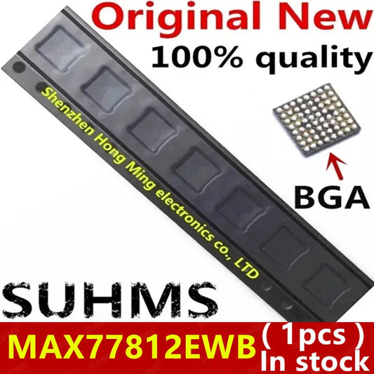 Circuito Integrado (IC) Alimentación MAX77812EWB (MAX77812) (BGA) para Consola Nintendo Switch (Nuevo, 1 Unidad) (Nota: Duplicado Fila 18)