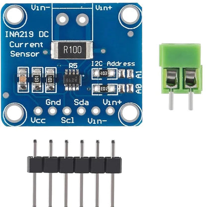 Módulo Sensor Monitoreo Corriente/Potencia INA219 (I2C/IIC, Bidireccional, Cero Deriva) MCU-219