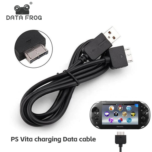 Cable Carga USB DATA FROG / Transferencia Datos para PlayStation PS Vita (Psv1000) Línea Alimentación