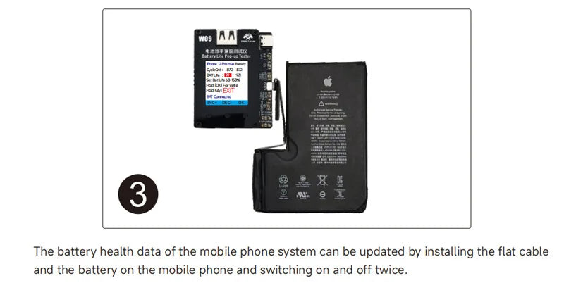OSS W09 Pro RELIFE XA2 Pro Battery Programmer for iphone 11 12 13mini 14 15Pro Max Battery Health Changed to 100% Pop-up Repair