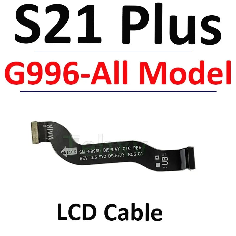 Antena de señal, bobina NFC, puerto de carga inalámbrico, placa conectora, micrófono, Cable LCD para Samsung Galaxy S21 Plus G996B G996U