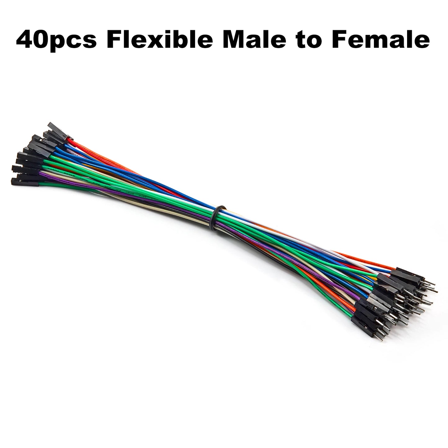 Copper Jumper Wire Dupont Cable 10cm 20cm 30cm Male Female 24AWG Solderless Flexible Line Connector for DIY Arduino Breadboard