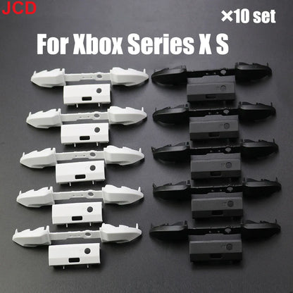 Set Botones Bumper RB/LB con Gatillo y Guía On/Off para Control Xbox Series S/X (Repuesto, Negro/Blanco, 10 Sets)