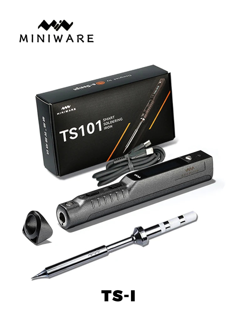 Original TS101 Soldering Iron Electric 65W LCD Temperature Adjustable Programming New TS100 Soldering Iron Upgrade