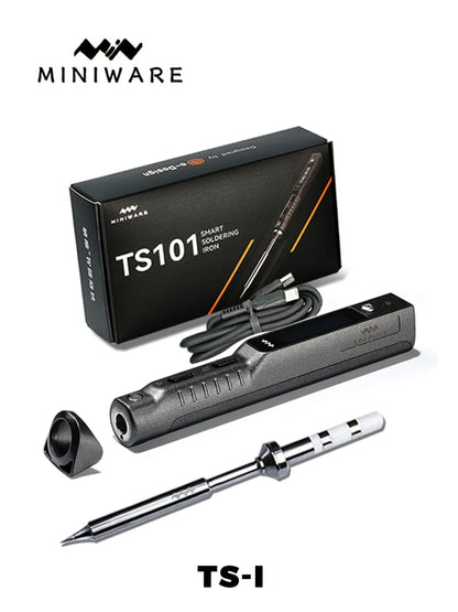 Original TS101 Soldering Iron Electric 65W LCD Temperature Adjustable Programming New TS100 Soldering Iron Upgrade