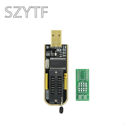 Kit Programador USB CH341A 24/25 Series EEPROM Flash BIOS + Clip Test SOIC8/SOP8
