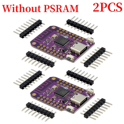 Placa WiFi IoT ESP32 S2 Mini (ESP32-S2FN4R2, 4MB Flash, Tipo C) compatible Arduino/MicroPython (1/2 Unidades)
