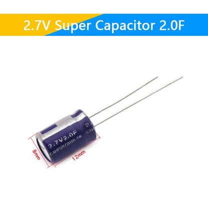 Supercapacitores Farad 2.7V - Varios Valores (0.5F a 60F)