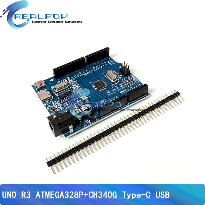 Placa Desarrollo UNO R3 (Oficial ATMEGA16U2 / WiFi R3 ATMEGA328P CH340G) compatible WeMos ESP8266 (con Caja)
