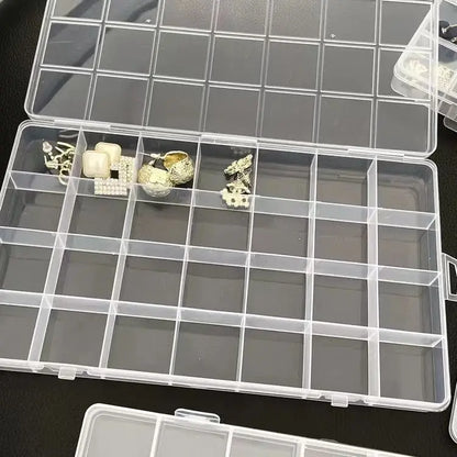 Organizador Joyas Anti-Fugas con Divisores Ajustables para Clasificar/Exhibir Accesorios