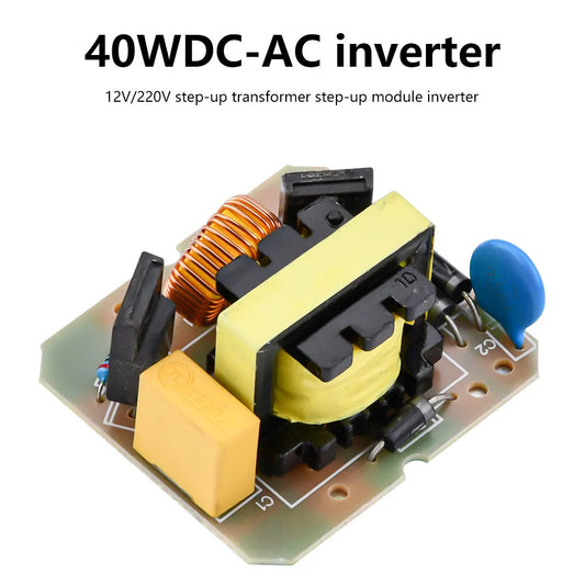 Módulo Transformador Voltaje DC 12V a AC 220V 40W Step-Up Boost Inverter Convertidor