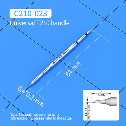 C210 Soldering Tips Compatible with JBC T210 Handle for CD-2SD/2SHE Station Welding Nozzle C210-001 C210-007 C210-008 C210-018