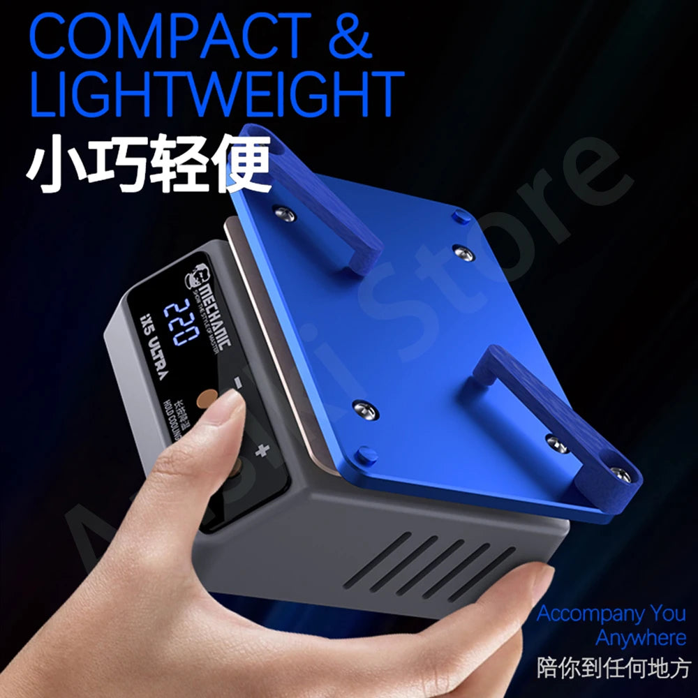 MECHANIC ix5 Ultra Heating Platform Preheating Layering for Motherboard Layering Tin Planting Glue Removal Heating Table tool