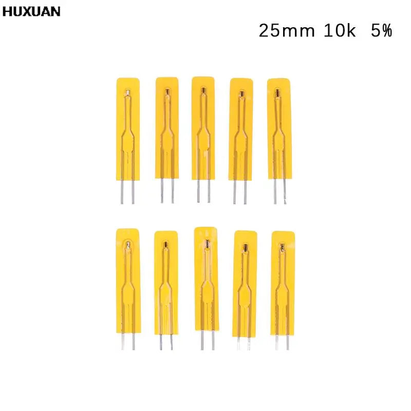 Termistor NTC Película Fina MF5B SMD B3950 10K/50K/100K Ohm 1% (Largo 2.5/5cm) - Lote 10 Piezas