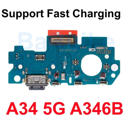 Flex Conector Carga Rápida USB para Samsung A12/A13/A14/A23/A34/A51/A71/A70/A52/A53/A72/A73 (4G/5G)