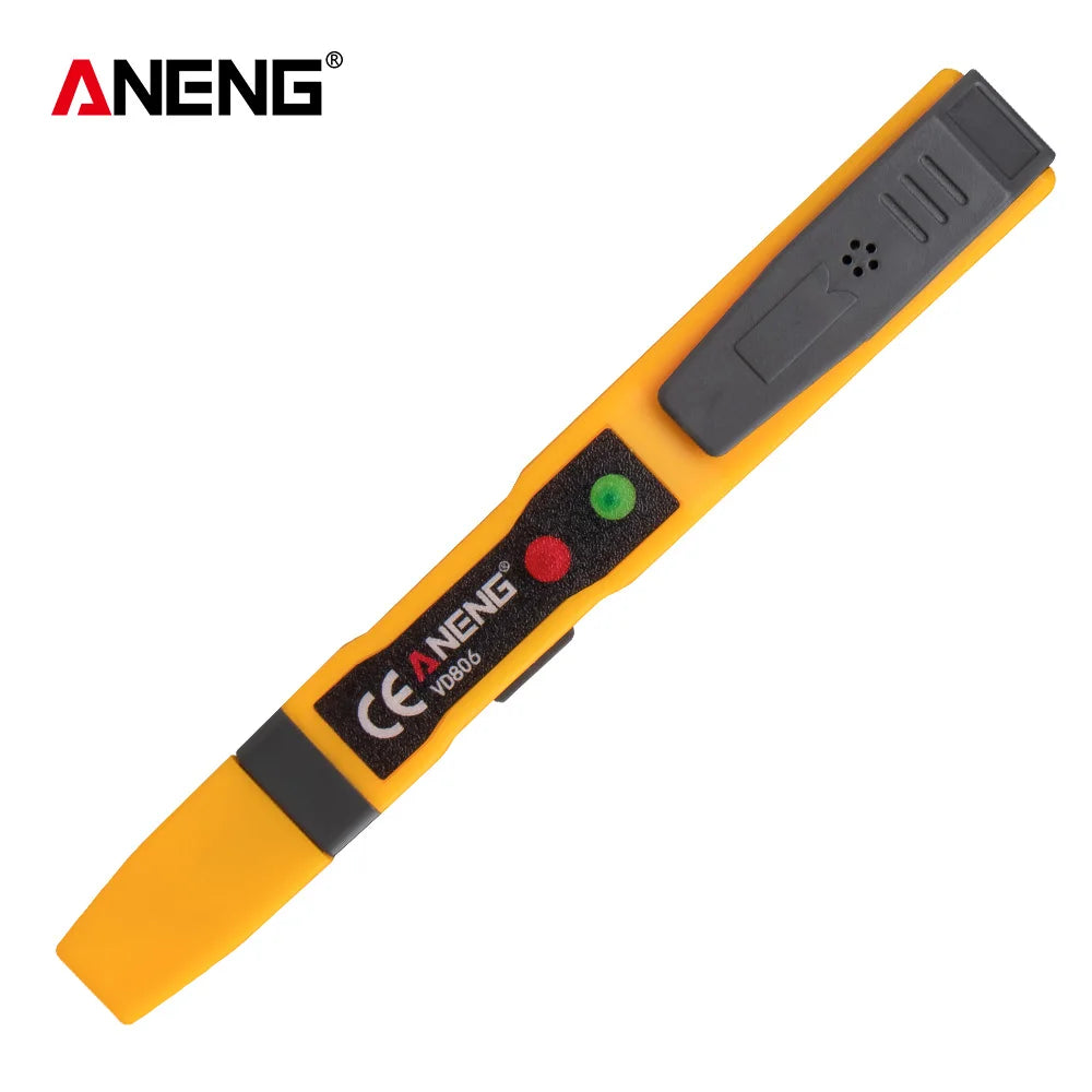 Lápiz Detector Voltaje AC Sin Contacto ANENG VD802 (12V-1000V) Indicador Eléctrico LED