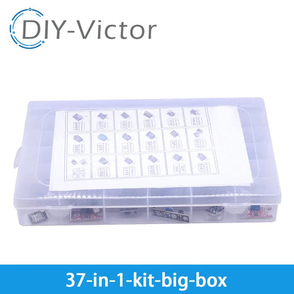 Kit Inicio Módulos Sensores (45 en 1) para Arduino UNO R3/MEGA2560 (Superior a Kit 37 en 1)