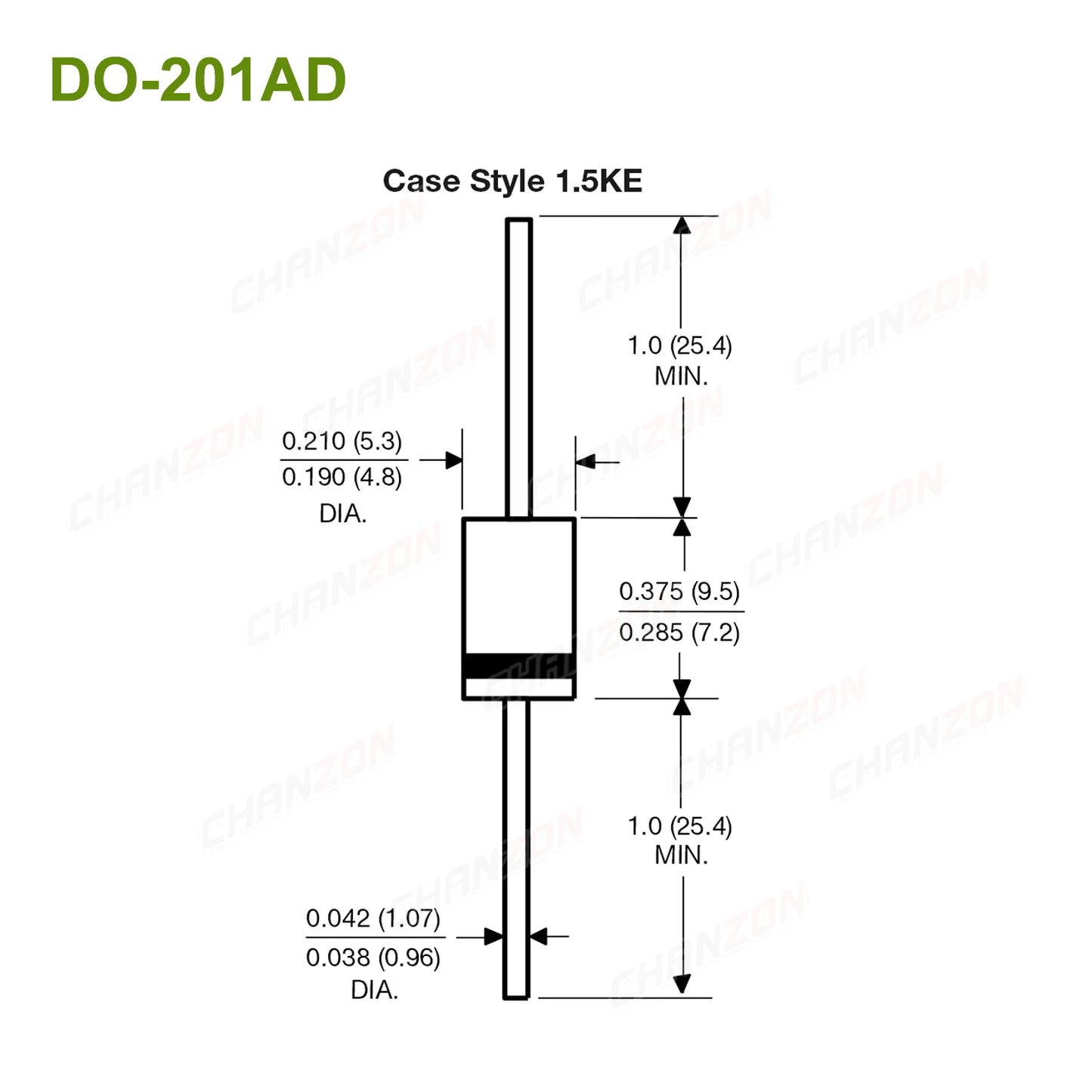 Kit Surtido Diodos TVS DO-201AD - 28 Valores (1.5KE12A a 1.5KE440CA)