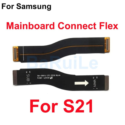 Placa base de carga conectar Flex para Samsung S21 Plus S22 Ultra S20 S23 pantalla LCD conectar placa base extender Cable cinta