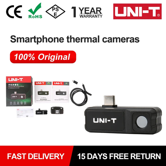 Termógrafo Infrarrojo Móvil UNI-T UTi120 / UTi120MS USB para Celular - Cámara Térmica Reparación