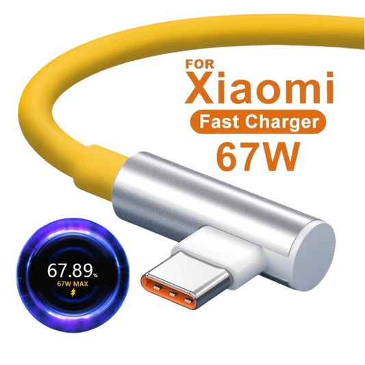 Cargador Rápido 67W USB A a Tipo C con Cable para Xiaomi 11-14 Pro/Ultra/Lite / Redmi Note 12