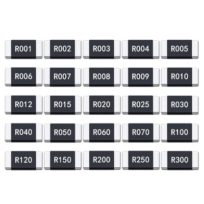 Resistencia Aleación SMD 2512 3W - Varios Valores Bajos (R001 a R300) 6.4x3.2mm - Lote 10 Piezas