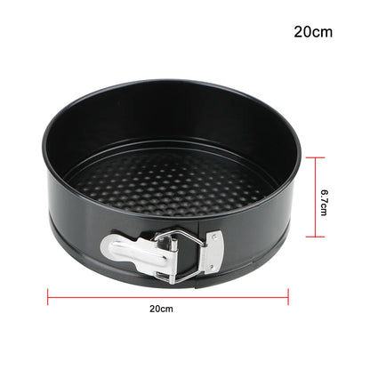 Molde Redondo Antiadherente Metal para Torta/Pastel con Fondo Removible Accesorio Cocina Repostería
