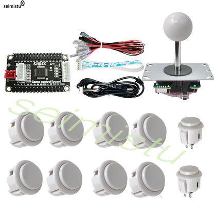 Kit DIY Joystick Arcade (Copia Sanwa) para Neo Geo/Raspberry Pi/XBOX360/Android/PS3 (Controlador USB Zero Delay)